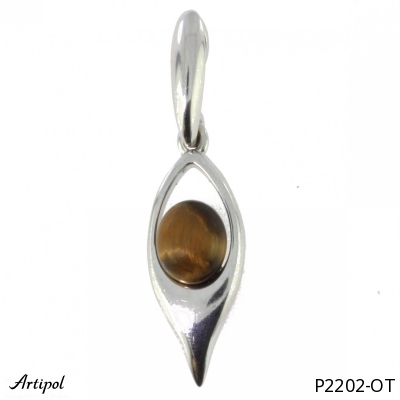 Pendant P2202-OT with real Tiger Eye