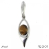 Pendant P2202-OT with real Tiger's eye