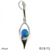 Pendant P2202-TQ with real Turquoise