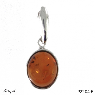 Pendant P2204-B with real Amber