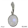 Pendant P2204-PL with real Moonstone