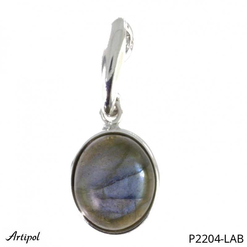 Pendant P2204-LAB with real Labradorite