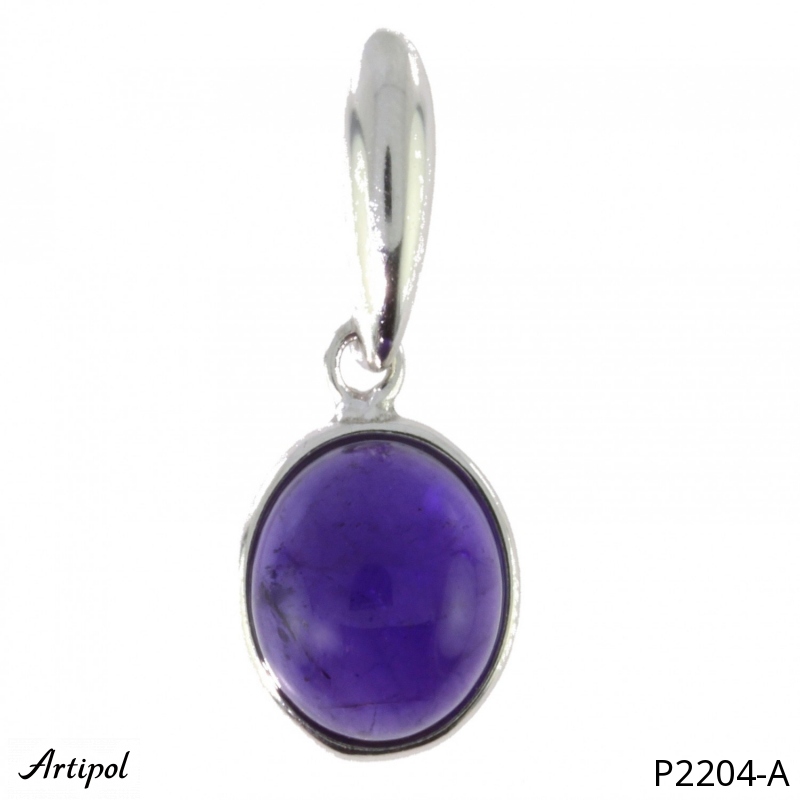 Pendant P2204-A with real Amethyst