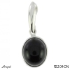 Pendant P2204-ON with real Black Onyx