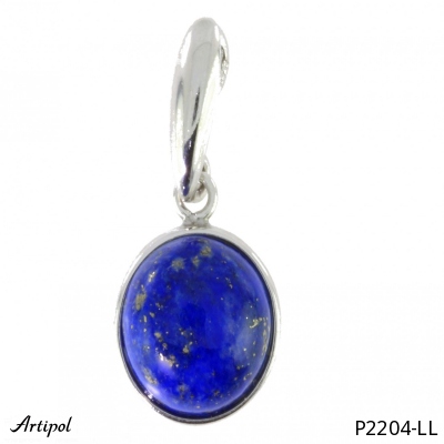 Pendentif P2204-LL en Lapis-lazuli véritable