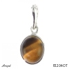 Pendant P2204-OT with real Tiger’s Eye