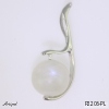 Pendant P2206-PL with real Moonstone