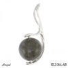 Pendant P2206-LAB with real Labradorite