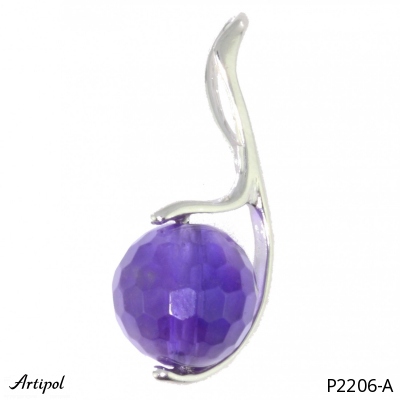 Pendant P2206-A with real Amethyst