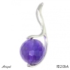 Pendant P2206-A with real Amethyst