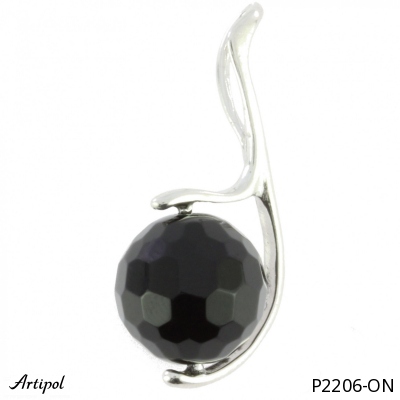 Pendant P2206-ON with real Black onyx