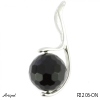 Pendant P2206-ON with real Black onyx