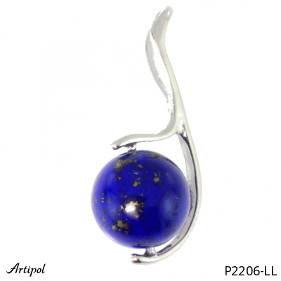 Pendant P2206-LL with real Lapis lazuli