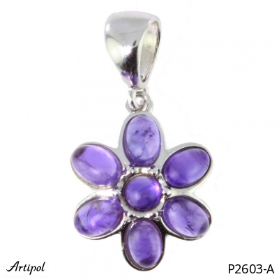Pendant P2603-A with real Amethyst