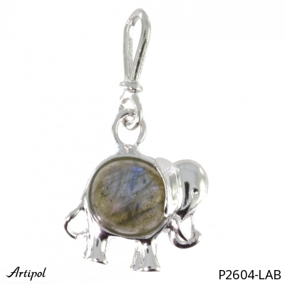 Pendant P2604-LAB with real Labradorite
