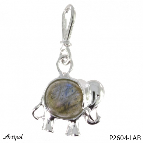 Pendant P2604-LAB with real Labradorite