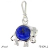 Pendant P2604-LL with real Lapis lazuli