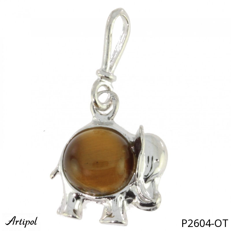 Pendant P2604-OT with real Tiger's eye