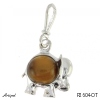Pendant P2604-OT with real Tiger's eye