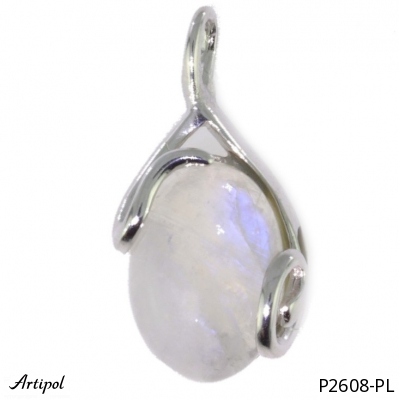 Pendentif P2608-PL en Pierre de lune véritable