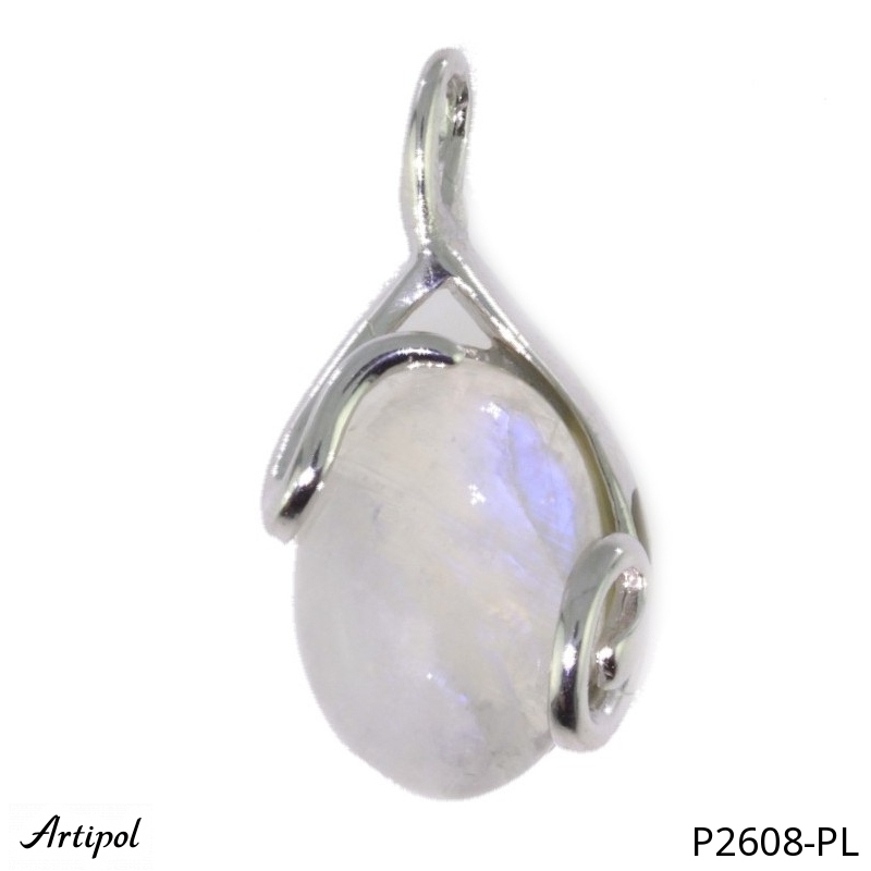 Pendant P2608-PL with real Moonstone