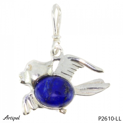 Pendentif P2610-LL en Lapis-lazuli véritable