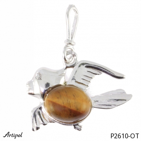 Pendant P2610-OT with real Tiger’s Eye
