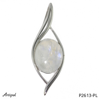 Pendant P2613-PL with real Moonstone