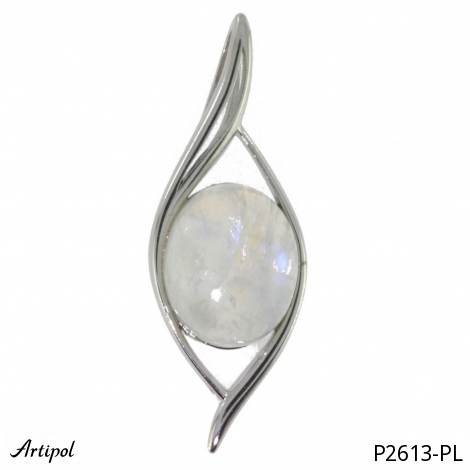Pendant P2613-PL with real Moonstone