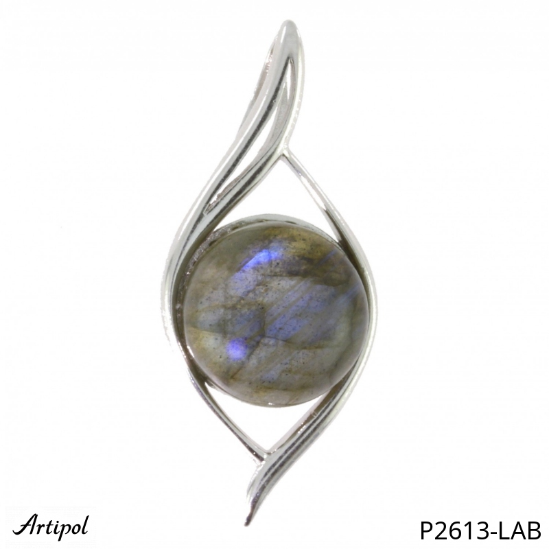 Pendant P2613-LAB with real Labradorite