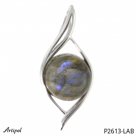 Pendentif P2613-LAB en Labradorite véritable