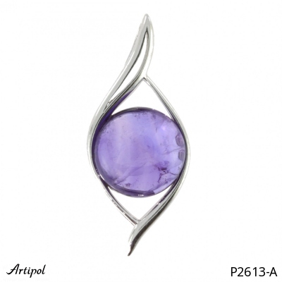 Anhänger P2613-A mit echter Amethyst