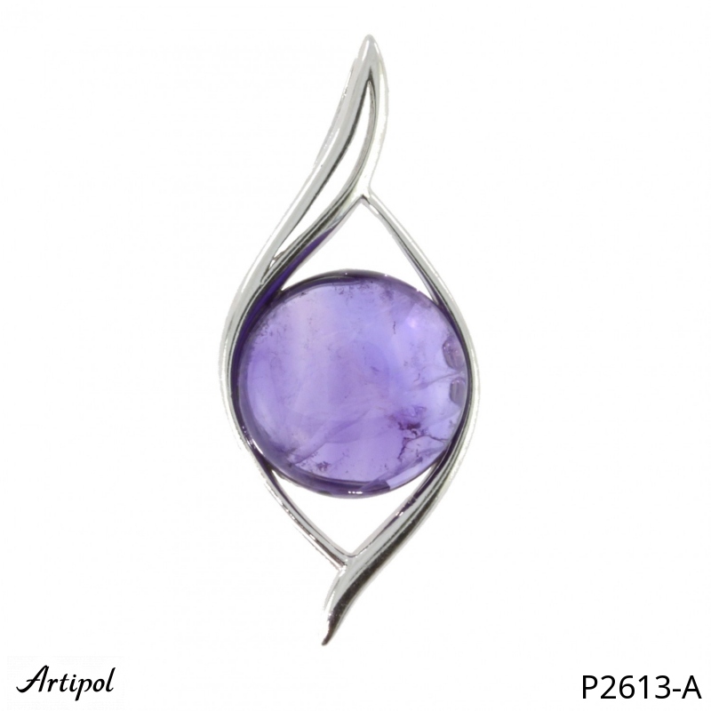 Pendant P2613-A with real Amethyst