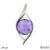 Pendant P2613-A with real Amethyst