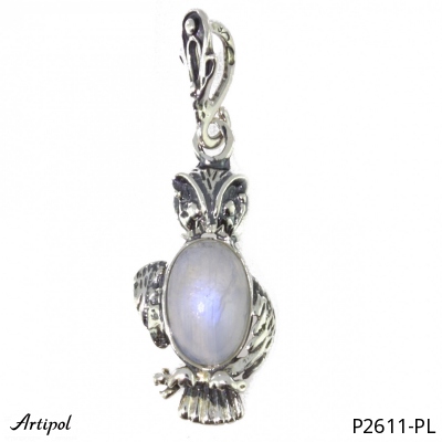 Pendant P2611-PL with real Moonstone