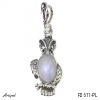 Pendant P2611-PL with real Moonstone