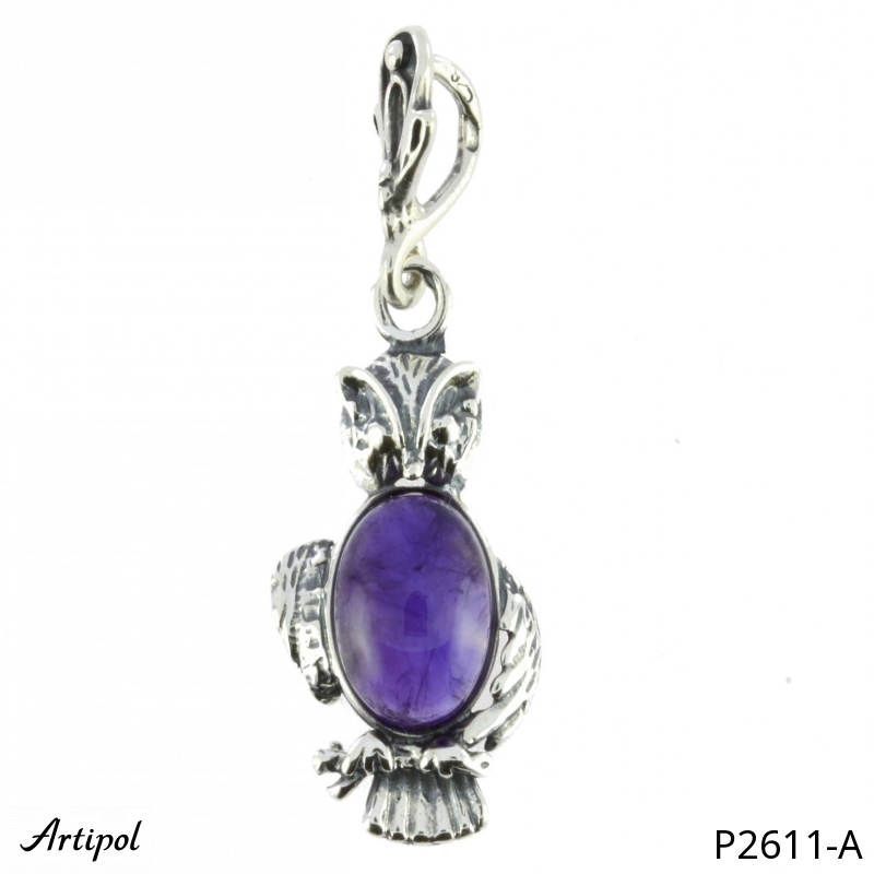 Pendentif P2611-A en Amethyste véritable