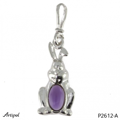 Pendant P2612-A with real Amethyst