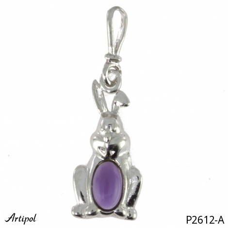 Pendentif P2612-A en Améthyste véritable
