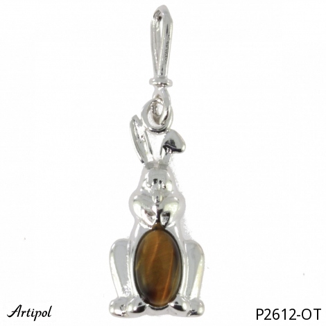 Pendant P2612-OT with real Tiger’s Eye