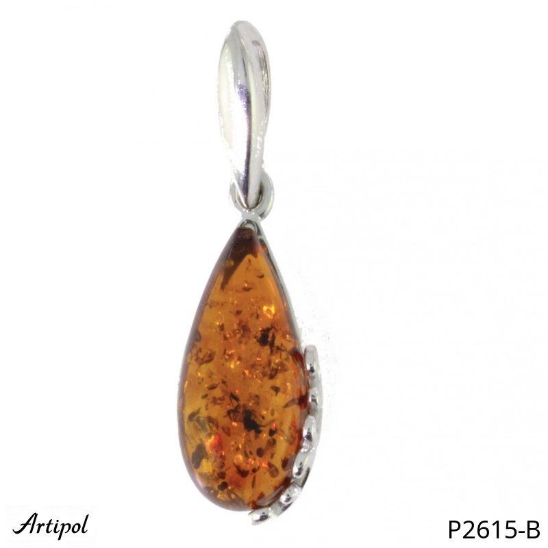 Pendentif P2615-B en Ambre véritable