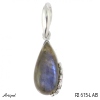 Pendentif P2615-LAB en Labradorite véritable