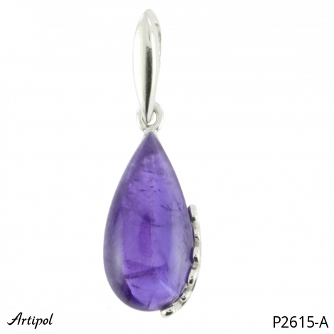 Pendant P2615-A with real Amethyst