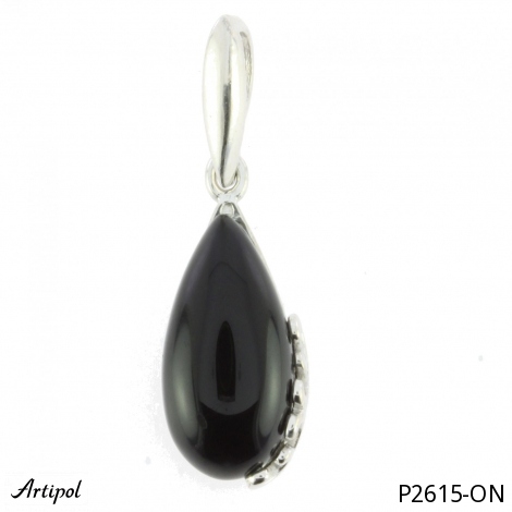 Pendant P2615-ON with real Black Onyx