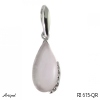 Pendentif P2615-QR en Quartz rose véritable