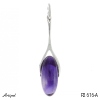 Pendant P2616-A with real Amethyst