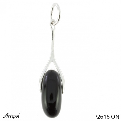 Pendant P2616-ON with real Black onyx