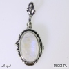Pendant P3002-PL with real Moonstone