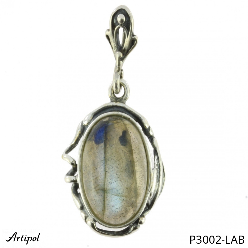 Pendant P3002-LAB with real Labradorite