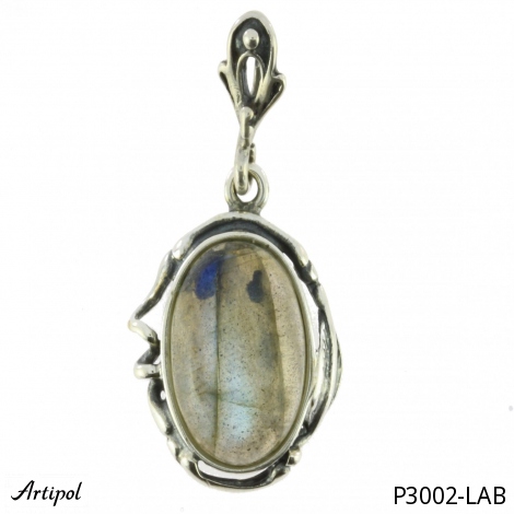 Pendentif P3002-LAB en Labradorite véritable